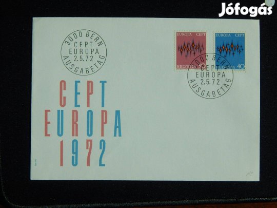 FDC Svájc - 1972. Europa