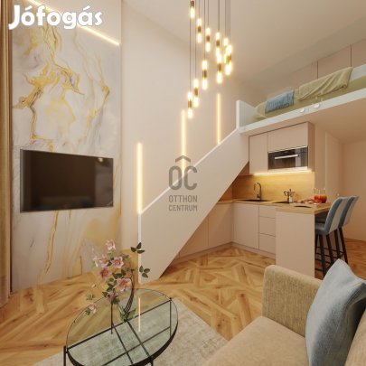 FELÚJÍTOTT GALÉRIÁS GARZON A ZSINAGÓGÁNÁL