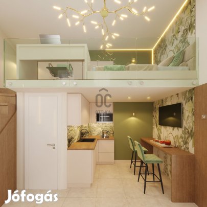 FELÚJÍTOTT GALÉRIÁS GARZON A ZSINAGÓGA MELLETT