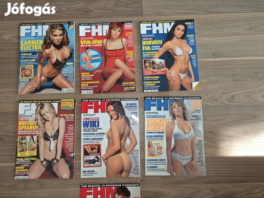 FHM 2004 évfolyam 7db
