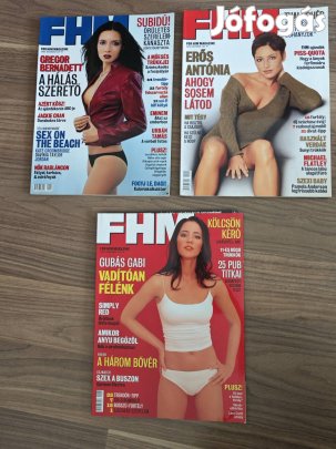FHM 3db a 2000-es évfolyamból.