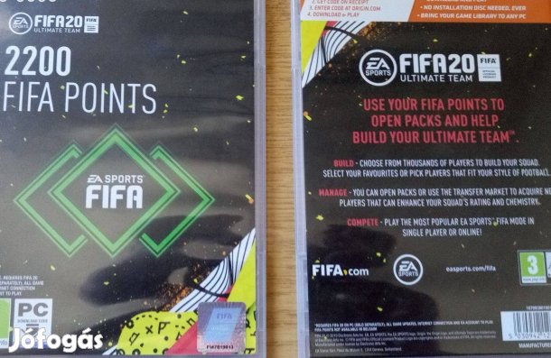 FIFA 20 - 2200 FUT Points: PC Játékbővítmény