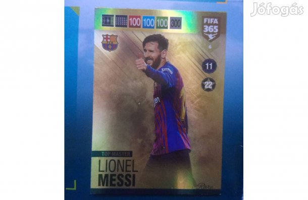 FIFA 365 2019 Messi (Barcelona) Top Master focis kártya