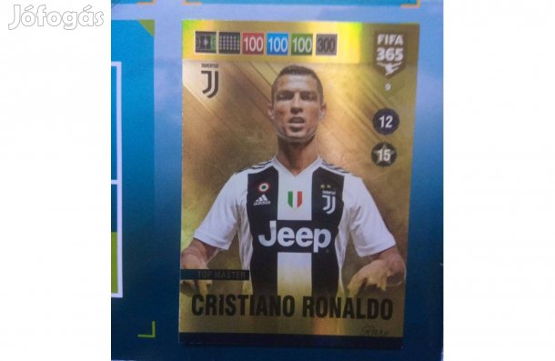 FIFA 365 2019 Ronaldo (Juventus) Top Master focis kártya