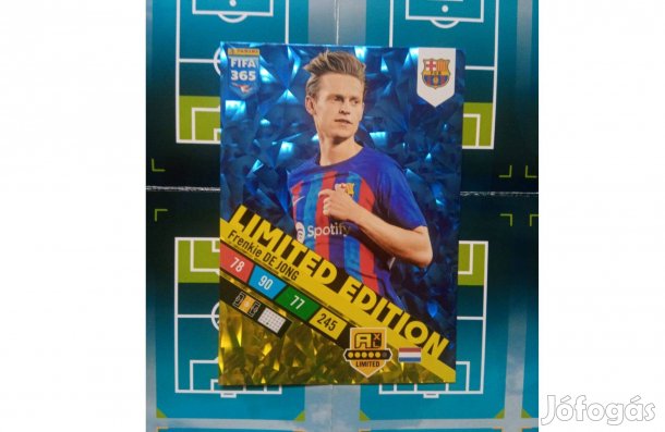 FIFA 365 2023 Frenkie de Jong XXL Limited focis kártya