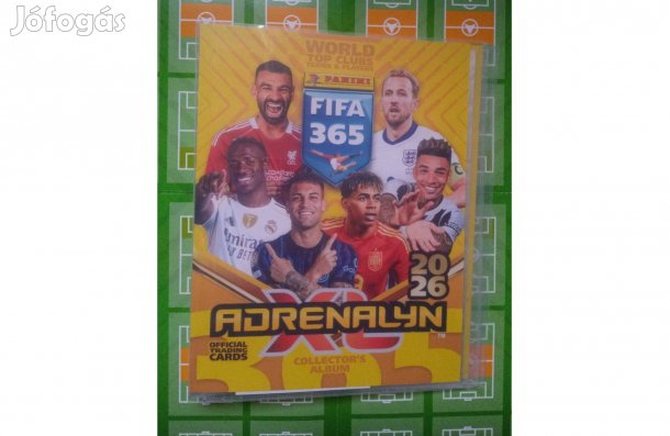 FIFA 365 2026 Adrenalyn XXL kártyatartó album