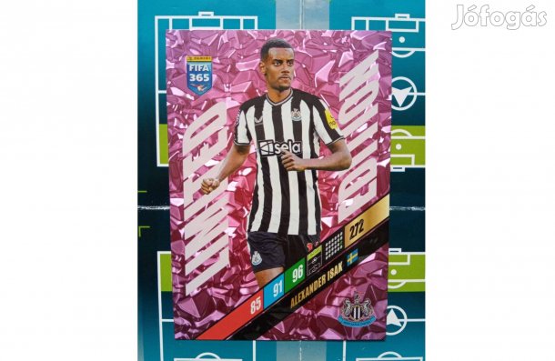 FIFA 365 Adrenalyn 2024 Alexander Isak XXL Limited focis kártya