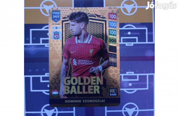 FIFA 365 Adrenalyn 2025 Szoboszlai Dominik Golden Baller kártya