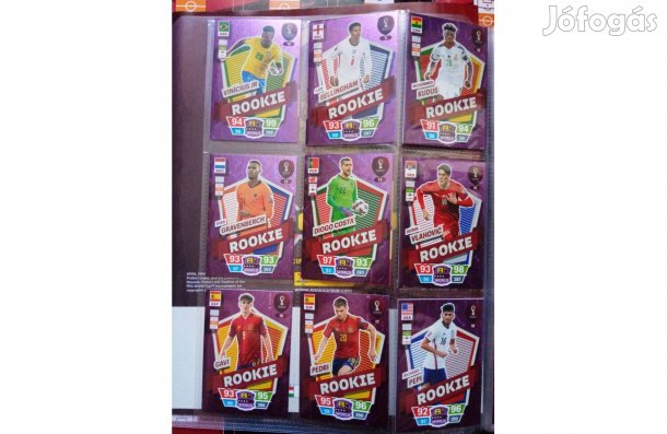 FIFA World Cup Qatar 2022 Adrenalyn Rookie focis kártya