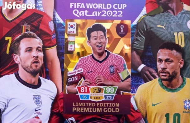 FIFA World Cup Qatar 2022 Premium Gold Limited Son focis kártya