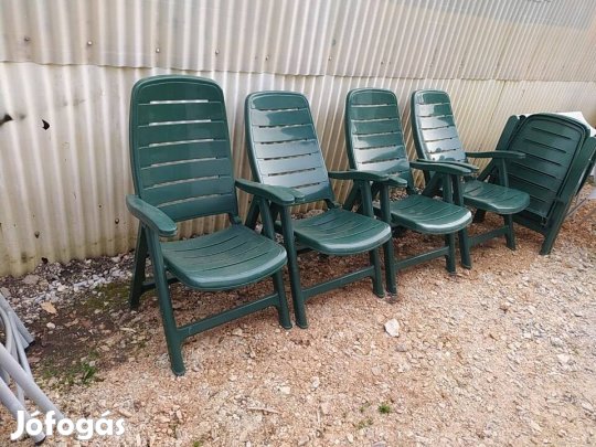 FLAIR típusú müanyag kerti székek / dönthető)