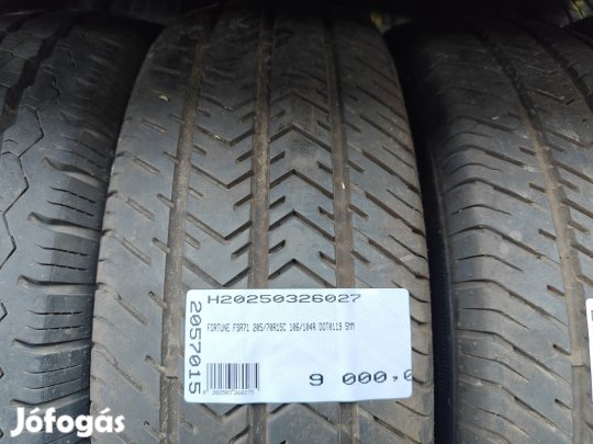 FORTUNE FSR71 205/70R15C 106/104R DOT0119 5MM HASZNÁLT NYÁRIGUMI R