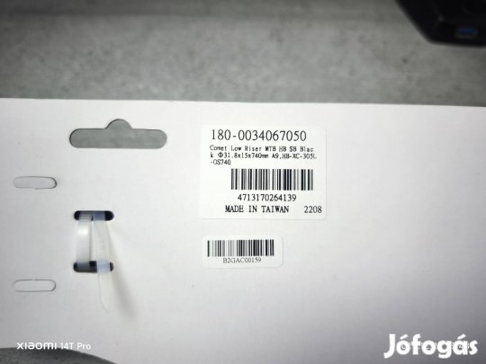 FSA Comet kormány - 31.8mm/740mm/15mm