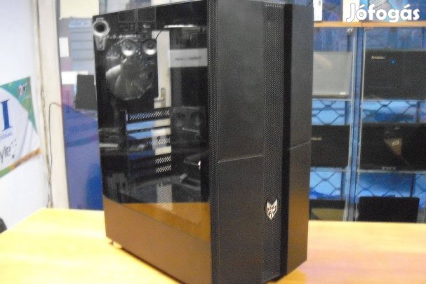FSP CMT271 plexi oldalu alsó tápos ATX ház!