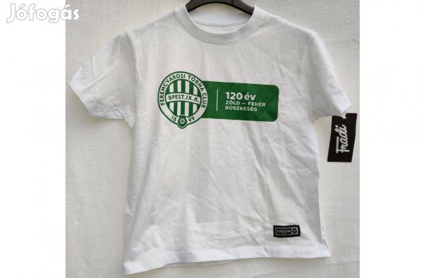 FTC Ferencvárosi TC 120 éves centenáriumi fehér gyerek póló