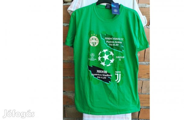 FTC Ferencvárosi TC - Juventus Bajnokok Ligája póló zöld (XL)