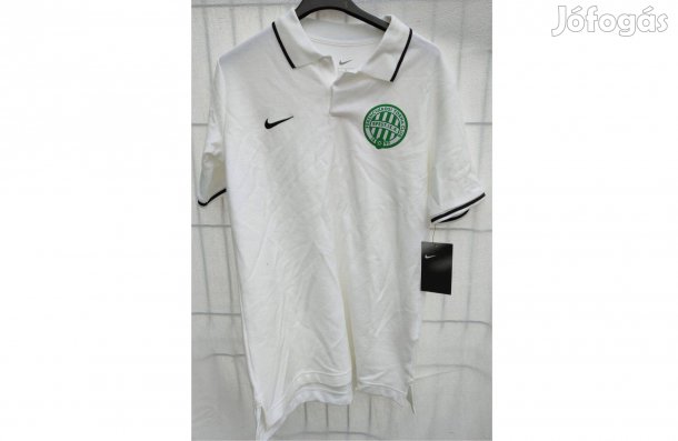 FTC Ferencvárosi TC eredeti Nike fehér galléros gyerek póló (158-170)