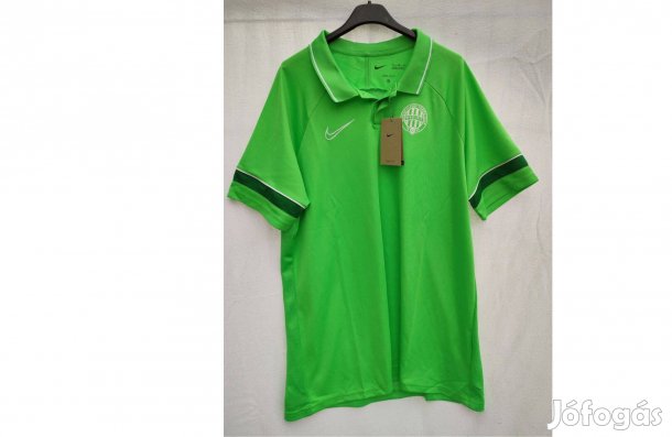 FTC Ferencvárosi TC eredeti Nike zöld galléros mez-póló (L, XL)