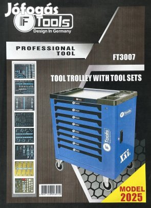 FT-3007 műhelykocsi bontatlanul felszerelve