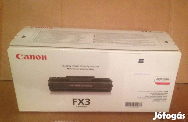 FX 3-as Canon toner Eladó!