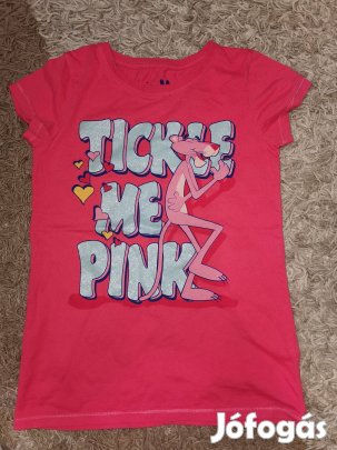 F&F 146os Rózsaszín Párduc póló