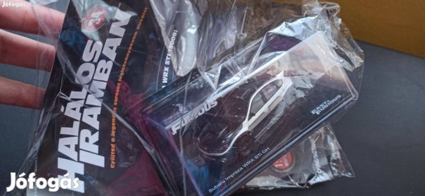 F&F 1:43 Subaru Impreza Wrx,bontatlan+Újság