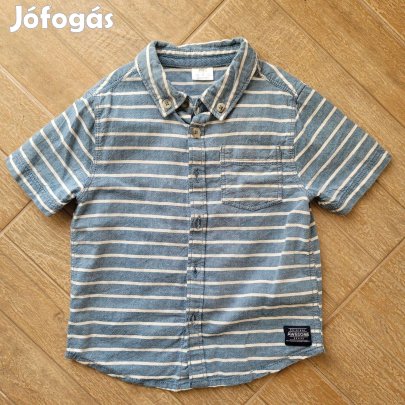 F&F 98-as csíkos rövid ujjú ing