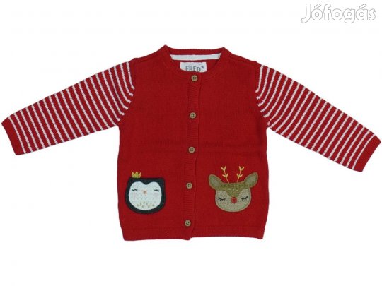F&F/Fred&Flo Új (címkés) Lány Kardigán (Méret: 80)