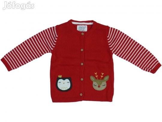 F&F/Fred&Flo Új (címkés) Lány Kardigán (Méret: 92)