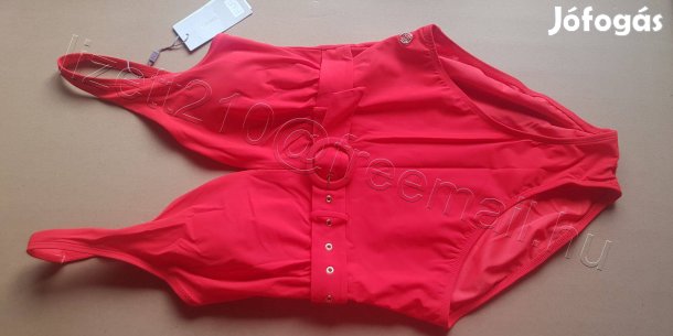 F&F Luxury piros női egyrészes fürdőruha címkés új