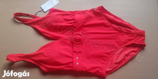 F&F Luxury piros női egyrészes fürdőruha címkés új A01