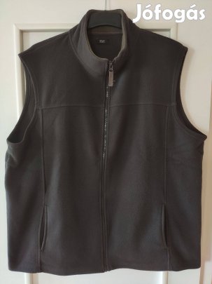 F&F cipzáras barna polár mellény