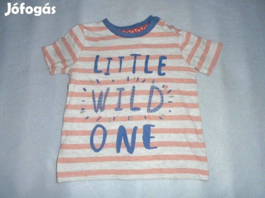 F&F csíkos póló 9-12 hó (méret 80)