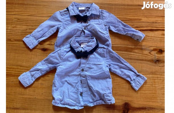 F&F fiú alkalmi ing 9-12 hó ikreknek vagy külön