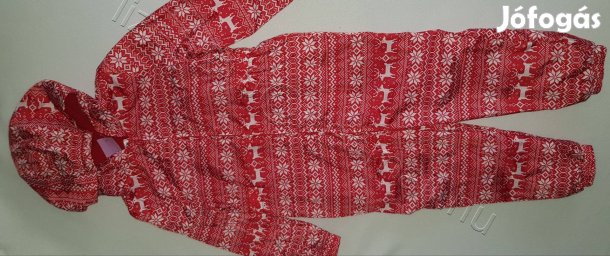 F&F gyerek piros melegítő overál A01