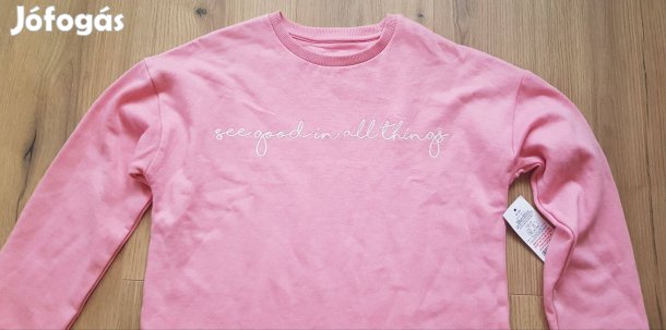 F&F gyerek rózsaszín pulóver címkés vadonatúj A01