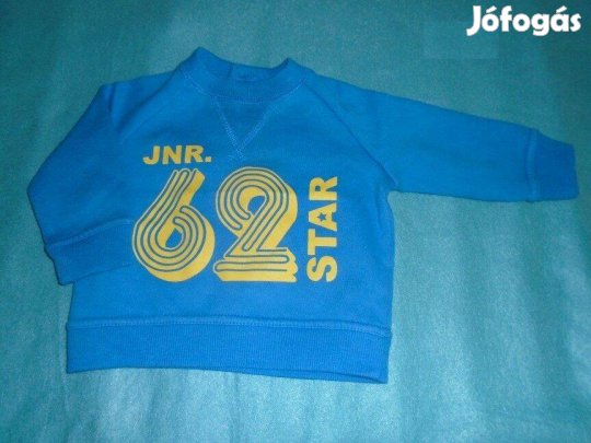 F&F kék színű pulóver 3-6 hó (méret 68)