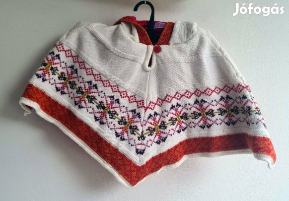 F&F kislány poncsó 98-as