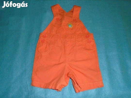 F&F narancssárga kantáros rövidnadrág 3-6 hó (méret 68)