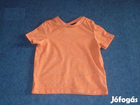 F&F narancssárga színű póló 6-9 hó (méret 74)