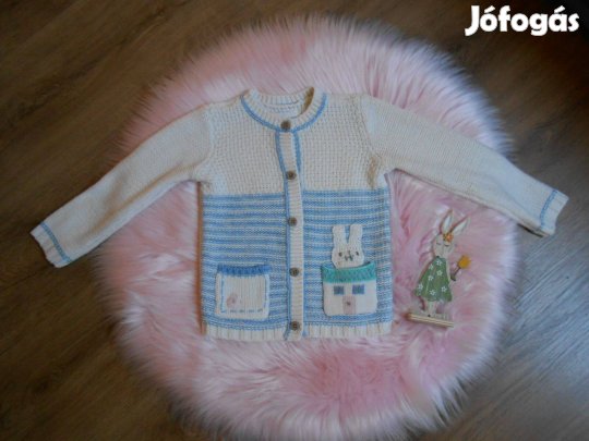 F&F nyuszi mintás kardigán 18-24 hónaposoknak!