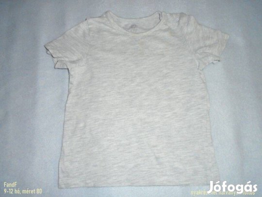 F&F póló 9-12 hó (méret 80)