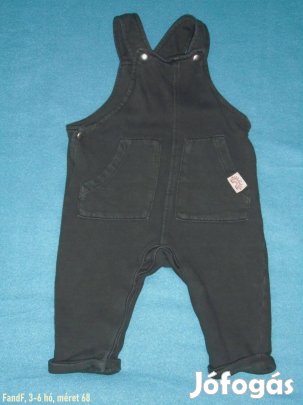 F&F szürke kantáros nadrág 3-6 hó (méret 68)