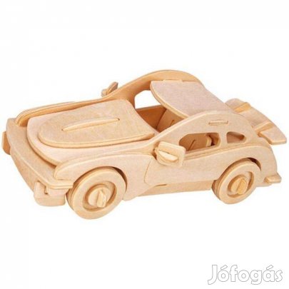 Fa 3D Puzzle - Versenyautó (_)