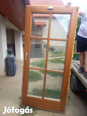 Fa Erkély / Terasz Ajtó 98 cm x 212 cm