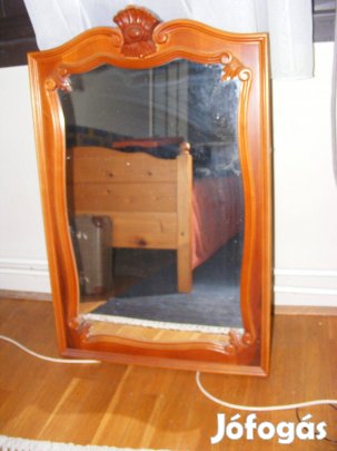 Fa, díszes fali tükör