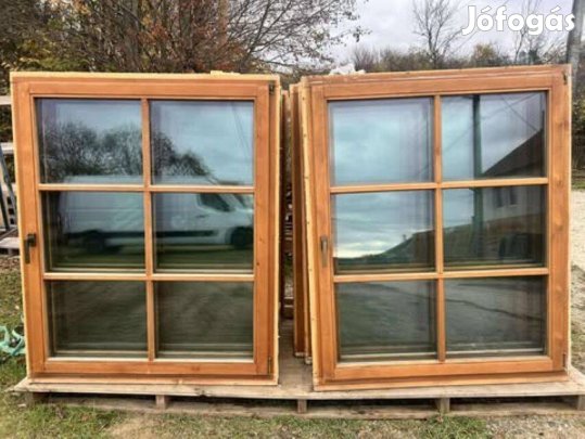 Fa ablak 12 db 133 x 155 cm szép állapotban!