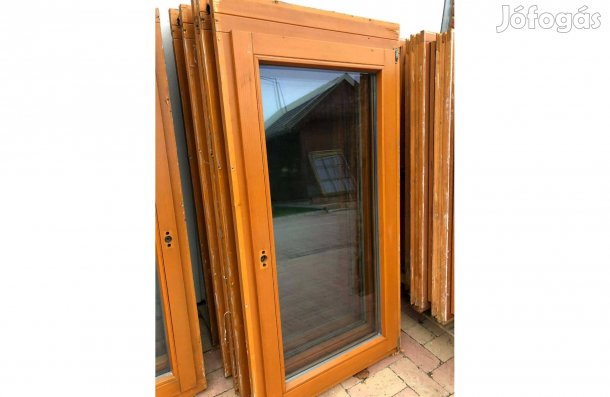 Fa ablak 16 db egyforma 73 x 141 cm szép állapotban!