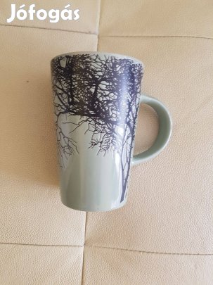 Fa ágrajzolat porcelán kerámia nagyon szép egyedi bögre Vadonatúj