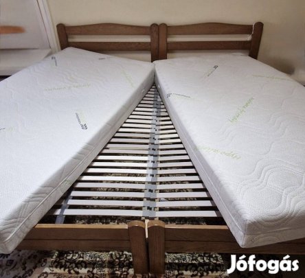 Fa ágykeret matraccal, léces ágyráccsal eladó